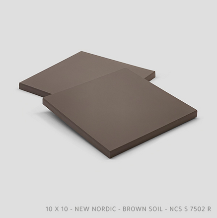 obkladačka NEW NORDIC BROWN SOIL 10x10 Click´n Tile tinacisar.sk