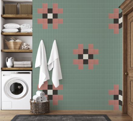 Greeny Olive Leaf 10x10